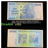 2007-2008 Zimbabwe (ZWR 3rd Dollar) 1 Million Doll