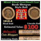Lincoln Wheat Cent 1c Mixed Roll Orig Brandt McDon