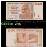 2007-2008 Zimbabwe (ZWR 3rd Dollar) 20,000 Dollars
