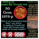 BU Shotgun Lincoln 1c roll, 1976-p 50 pcs Dunbar W