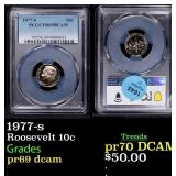 1977-s Proof Roosevelt Dime 10c pr69 dcam PCGS