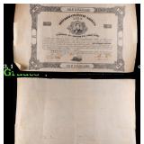 Oct 3, 1862 Confederate States $100 Civil War Loan