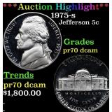 ***Auction Highlight*** 1975-s Proof Jefferson Nic