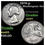 1976-p Washington Quarter 25c Grades GEM Unc