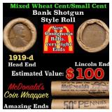 Lincoln Wheat Cent 1c Mixed Roll Orig Brandt McDon