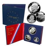 1776-1976 Bicentennial Silver 3 piece Proof set