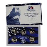 2003 United States Mint Proof Quarters 5 pc set