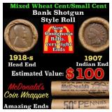 Lincoln Wheat Cent 1c Mixed Roll Orig Brandt McDon