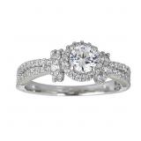 Decadence Sterling SIlver 5mm Round Cut Split Shan