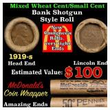 Lincoln Wheat Cent 1c Mixed Roll Orig Brandt McDon