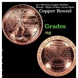 1oz .999 Fine Copper Bullion Round - Right to Bear