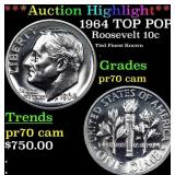 ***Auction Highlight*** 1964 Proof Roosevelt Dime