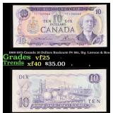 1969-1975 Canada 10 Dollars Banknote P# 88c, Sig.