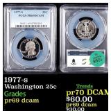 1977-s Proof Washington Quarter 25c pr69 dcam PCGS