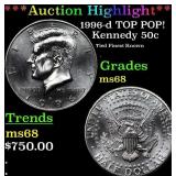 ***Auction Highlight*** 1996-d Kennedy Half Dollar