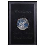 1972-s Eisenhower $1 Silver Proof "Brown Ike" In P