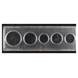Whitman plastic Coin Display Case - 5 Slot US Mint