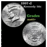 1997-d Kennedy Half Dollar 50c Grades GEM+ Unc