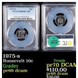 1975-s Proof Roosevelt Dime 10c pr69 dcam PCGS