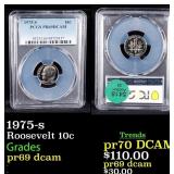 1975-s Proof Roosevelt Dime 10c pr69 dcam PCGS
