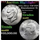 ***Auction Highlight*** 1976-s Silver Eisenhower D