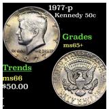 1977-p Kennedy Half Dollar 50c Grades GEM+ Unc