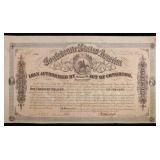 1864 Confederate States $1000 Civil War Loan Bond