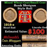 Lincoln Wheat Cent 1c Mixed Roll Orig Brandt McDon