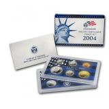2004 United States Mint Proof Set 6 coins No Outer
