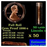 Gem Proof Lincoln 1c roll, 2003-s 50 pcs
