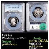 1977-s Proof Washington Quarter 25c pr69 dcam PCGS