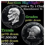 ***Auction Highlight*** 1976-s Ty 1 Clad Proof Eis