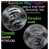 ***Auction Highlight*** 1996-d Kennedy Half Dollar