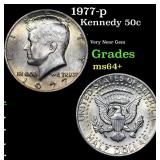 1977-p Kennedy Half Dollar 50c Grades Choice+ Unc