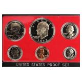 1973 United Stated Mint Proof Set 6 coins No Outer