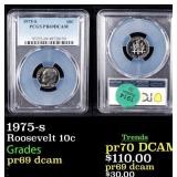 1975-s Proof Roosevelt Dime 10c pr69 dcam PCGS