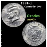 1997-d Kennedy Half Dollar 50c Grades GEM+ Unc