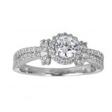 Decadence Sterling SIlver 5mm Round Cut Split Shan