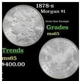 1878-s Morgan Dollar $1 Grades GEM Unc