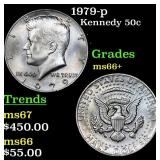 1979-p Kennedy Half Dollar 50c Grades GEM++ Unc