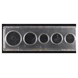 Whitman plastic Coin Display Case - 5 Slot US Mint