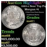 ***Major Highlight*** 1883-o Morgan Dollar Near To