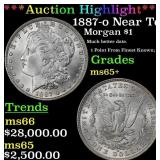 ***Major Highlight*** 1887-o Morgan Dollar Near To