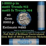 Shotgun Jefferson 5c roll, 2002-p 40 pcs N.F. Stri