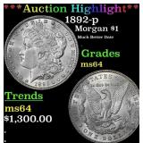 ***Major Highlight*** 1892-p Morgan Dollar $1 ms64