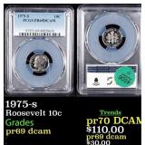 1975-s Proof Roosevelt Dime 10c pr69 dcam PCGS