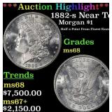 ***Major Highlight*** 1882-s Morgan Dollar Near To