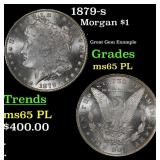 1879-s Morgan Dollar $1 Grades GEM Unc PL