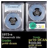 1975-s Proof Roosevelt Dime 10c pr69 dcam PCGS