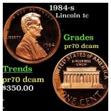 1984-s Proof Lincoln Cent 1c pr70 dcam SEGS